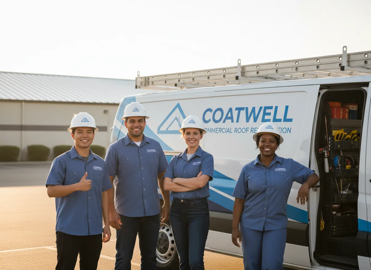Commercial roof coating company in Aline, OK